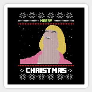 Heman Ugly Christmas Sweater Magnet